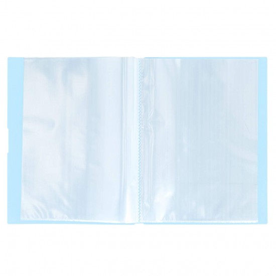 Mapa Strigo, PP, A4, 20 folii protectie, albastru SF080