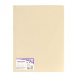 Mapa Strigo, PP, A4, 20 folii protectie, bej SF082