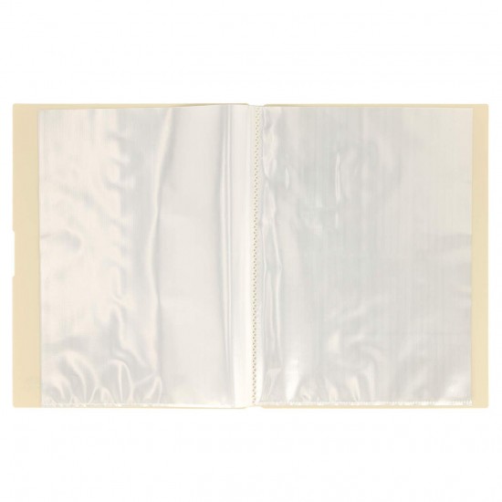 Mapa Strigo, PP, A4, 20 folii protectie, bej SF082