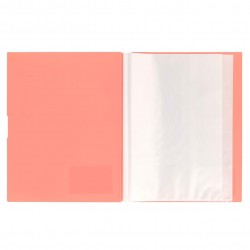 Mapa Strigo, PP, A4, 30 folii protectie, roz deschis SF083