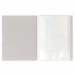 Mapa Strigo, PP, A4, 30 folii protectie, gri SF084