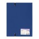 Mapa Strigo, PP, A4, cu elastic, 20 folii protectie albastru inchis SF087 Mapa Strigo, PP, A4, cu elastic, 20 folii protectie albastru inchis SF087