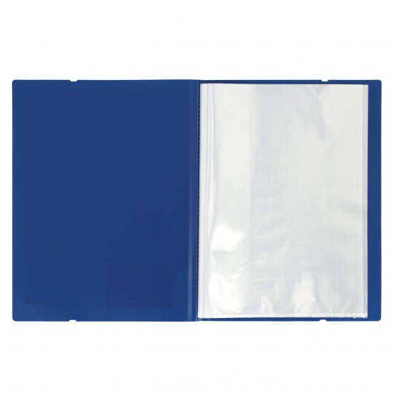 Mapa Strigo, PP, A4, cu elastic, 20 folii protectie albastru inchis SF087 Mapa Strigo, PP, A4, cu elastic, 20 folii protectie albastru inchis SF087