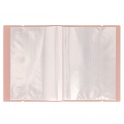 Mapa Strigo, PP, A4, cu elastic, 20 folii protectie roz deschis SF088