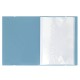 Mapa Strigo, PP, A4, cu elastic, 30 folii protectie, gri-albastru SF091 Mapa Strigo, PP, A4, cu elastic, 30 folii protectie, gri-albastru SF091