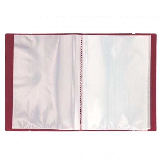 Mapa Strigo, PP, A4, cu elastic, 40 folii protectie, maro SF094