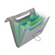 Mapa Strigo Plastic Extensibil A5, 6 Compartimente, gri SF099