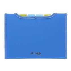 Mapa Strigo Plastic Extensibil A5, 6 Compartimente, albastru SF100