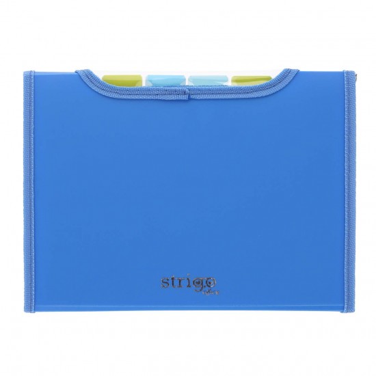 Mapa Strigo Plastic Extensibil A5, 6 Compartimente, albastru SF100 Mapa Strigo Plastic Extensibil A5, 6 Compartimente, albastru SF100