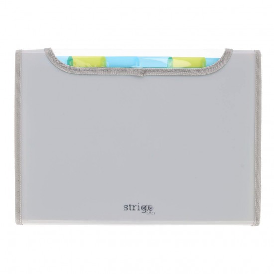 Mapa Strigo Plastic Extensibil A4, 6 Compartimente, gri SF101 Mapa Strigo Plastic Extensibil A4, 6 Compartimente, gri SF101
