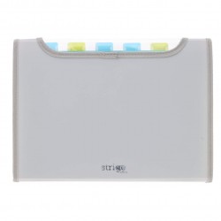 Mapa Strigo Plastic Extensibil A4 ,12 Compartimente, gri SF103