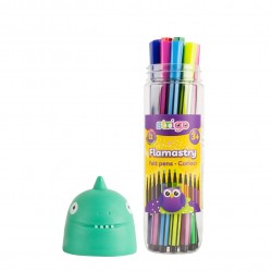 Carioci lavabile 12 culori, Strigo cutie Dinozaur SSC288