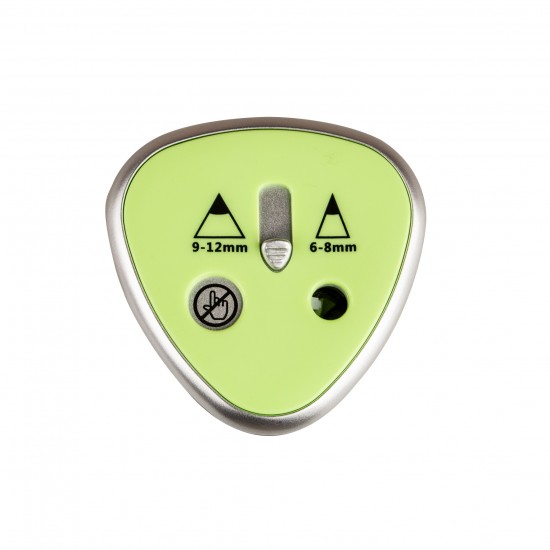 Ascutitoare Strigo electrica, doua dimensiuni, verde deschis SSC347