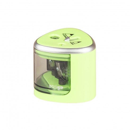 Ascutitoare Strigo electrica, doua dimensiuni, verde deschis SSC347