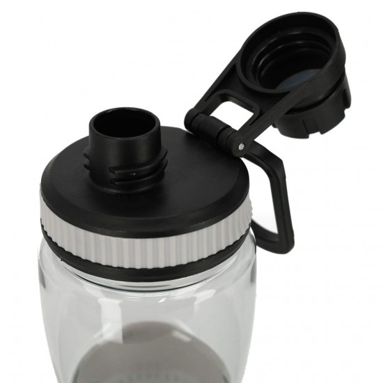 Bidon Strigo, cu manson cauciuc, 600 ml, Gri SSC378