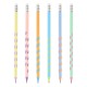 Creioane Strigo plastic, cu guma de sters si grip, HB, SSC384