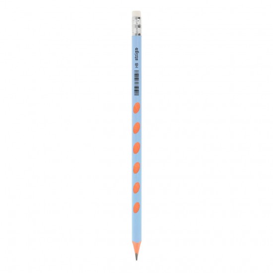 Creioane Strigo plastic, cu guma de sters si grip, HB, SSC384