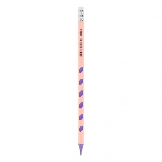 Creioane Strigo plastic, cu guma de sters si grip, HB, SSC384