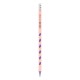 Creioane Strigo plastic, cu guma de sters si grip, HB, SSC384