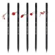 Creion Strigo HB Charms, lemn negru, mix 33 de modele pandantive SSC385