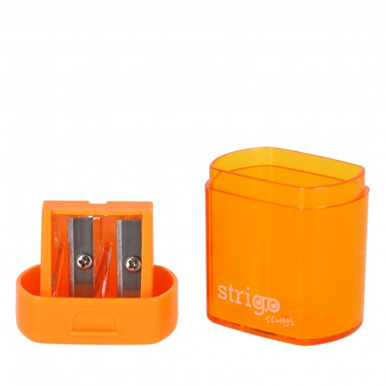 Ascutitoare Strigo, 2 orificii, capac si recipient SSC389 Ascutitoare Strigo, 2 orificii, capac si recipient SSC389