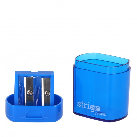 Ascutitoare Strigo, 2 orificii, capac si recipient SSC389 Ascutitoare Strigo, 2 orificii, capac si recipient SSC389