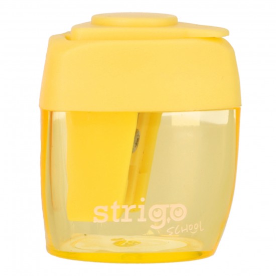 Ascutitoare Strigo, un orificiu, cu recipient 4 culori SSC390