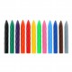 Creioane colorate Strigo triunghiulare, plastic, 12 culori SSC399