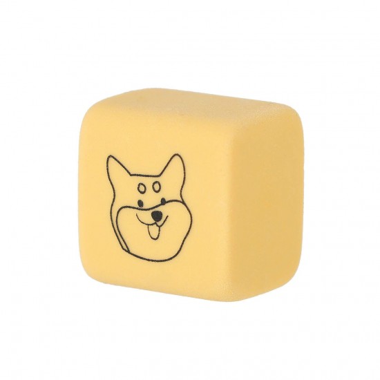 Gumă de șters Strigo, forma cub, poze catei,  SSC416