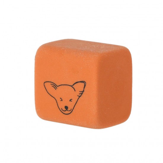 Gumă de șters Strigo, forma cub, poze catei,  SSC416