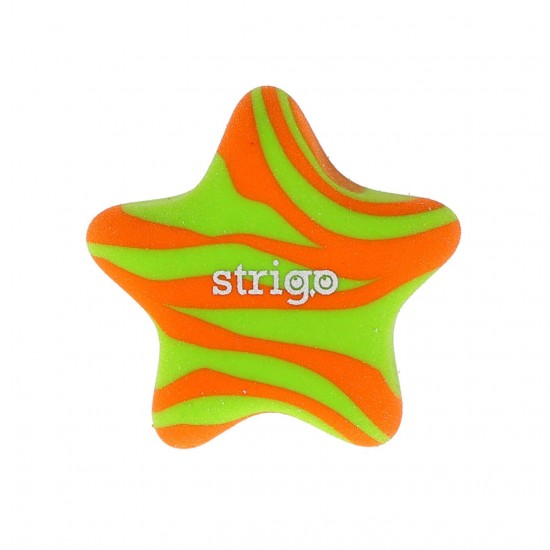 Gumă de șters Strigo bicolora, forma stea, 4 culori  SSC418