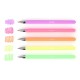 Pix cu gel Strigo Pastel, 0.8mm, 5 culori/set SSC424 Pix cu gel Strigo Pastel, 0.8mm, 5 culori/set SSC424