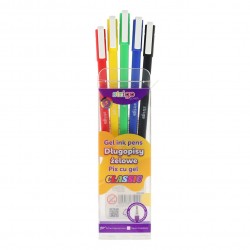 Pix cu gel Strigo Classic, 0.8mm, 5 culori/set SSC426 Pix cu gel Strigo Classic, 0.8mm, 5 culori/set SSC426
