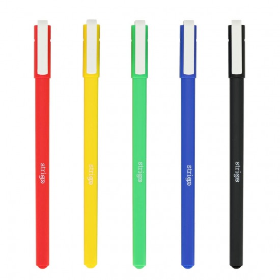 Pix cu gel Strigo Classic, 0.8mm, 5 culori/set SSC426 Pix cu gel Strigo Classic, 0.8mm, 5 culori/set SSC426