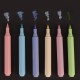Evidentiator Strigo 2 in 1, pensula si liner, 6 buc/set, 12 culori SSC441