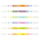 Evidentiator Strigo 2 in 1, 6 culori neon si 6 culori pastel, SSC442