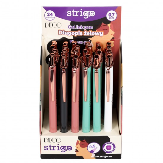 Pix mecanic cu gel Strigo DECO, SSC461 Pix mecanic cu gel Strigo DECO, SSC461