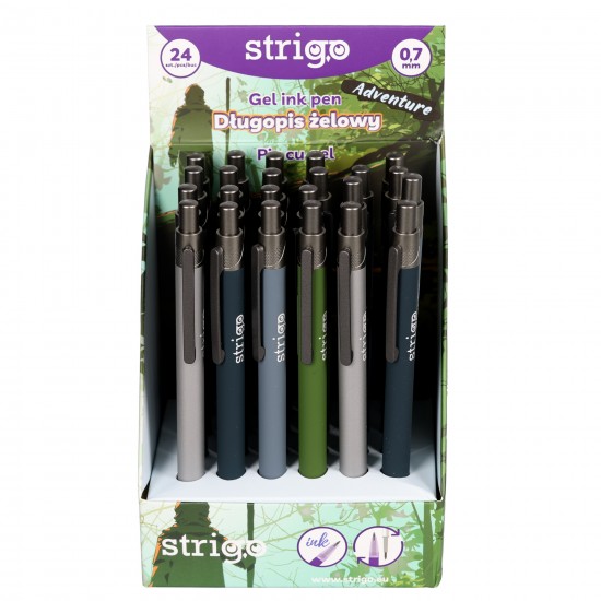 Pix mecanic cu gel Strigo ADVENTURE, SSC462 Pix mecanic cu gel Strigo ADVENTURE, SSC462