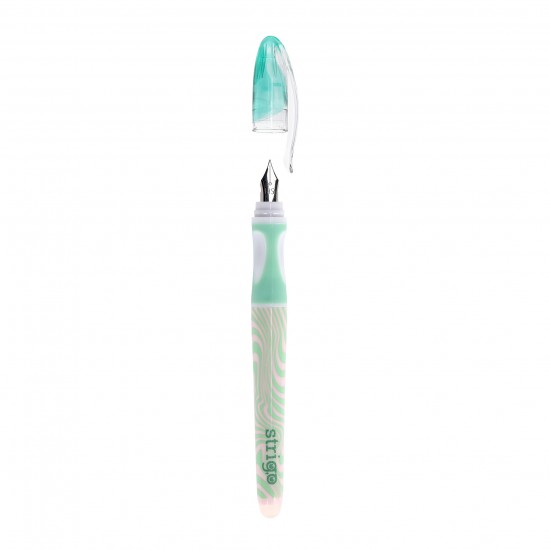 Stilou Strigo cerneala cu stergere + 2 rezerve + dispozitiv curatare, in blister, Waves SSC467 Stilou Strigo cerneala cu stergere + 2 rezerve + dispozitiv curatare, in blister, Waves SSC467