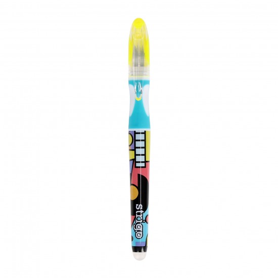 Stilou Strigo cerneala cu stergere + 2 rezerve + dispozitiv curatare, in blister, Pop Art SSC471 Stilou Strigo cerneala cu stergere + 2 rezerve + dispozitiv curatare, in blister, Pop Art SSC471
