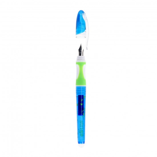 Stilou Strigo cerneala cu stergere + 2 rezerve + dispozitiv curatare, in blister, Cosmos SSC473 Stilou Strigo cerneala cu stergere + 2 rezerve + dispozitiv curatare, in blister, Cosmos SSC473