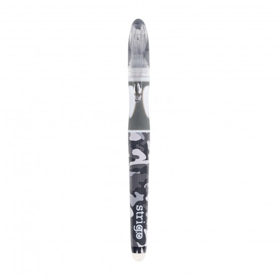 Stilou Strigo cerneala cu stergere + 2 rezerve + dispozitiv curatare, in blister, Desert  SSC475