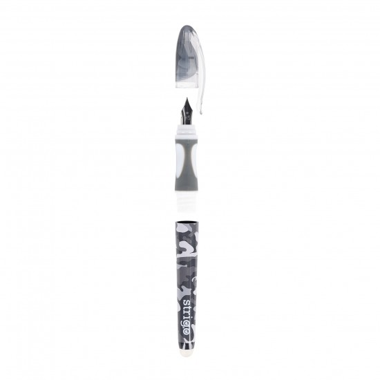 Stilou Strigo cerneala cu stergere + 2 rezerve + dispozitiv curatare, in blister, Desert  SSC475
