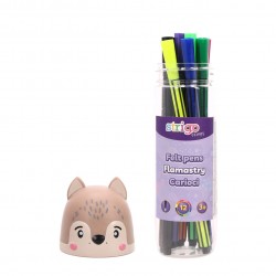 Strigo carioci lavabile 12 culori, cutie LUP, SSC479