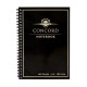 Agenda Pukka Pad Concord A5 cu spirala, 140 pagini, hartie Premium 100 gsm, cu microperforatii, negru 8959-CON