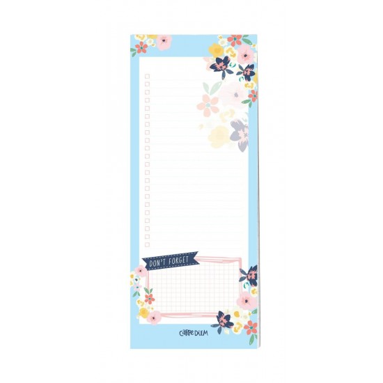 Magnetic To Do List, 60 pag hartie premium 100gsm, dimensiune 9.1 cm X 21.6 cm, Floral 9206-CD Magnetic To Do List, 60 pag hartie premium 100gsm, dimensiune 9.1 cm X 21.6 cm, Floral 9206-CD