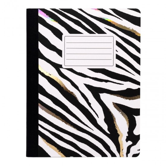 Caiet Pukka Pad Wild Collection, dictando, 24.7cm x 19cm, 140 pag, hartie 80g, Zebra 9534(ZA)-WLD Caiet Pukka Pad Wild Collection, dictando, 24.7cm x 19cm, 140 pag, hartie 80g, Zebra 9534(ZA)-WLD