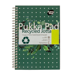 Caiet cu spirala Pukka Pad Jotta Recycled, A5 dictando, 110 pagini RCA5/110-3 Caiet cu spirala Pukka Pad Jotta Recycled, A5 dictando, 110 pagini RCA5/110-3