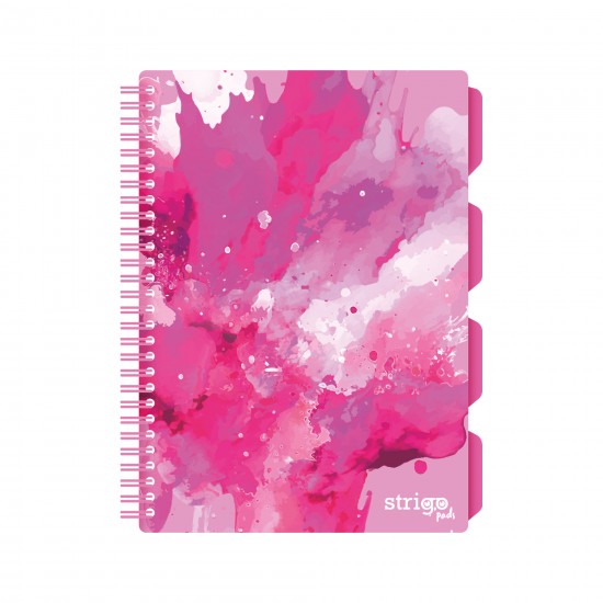 Caiet cu spirala si separatoare, STRIGO PADS Project Book Fusion B5, Matematica, PADS004