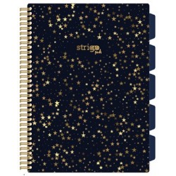 Caiet cu spirala si separatoare, STRIGO PADS Project Book STARS,  A4, Matematica, PADS006 Caiet cu spirala si separatoare, STRIGO PADS Project Book STARS,  A4, Matematica, PADS006